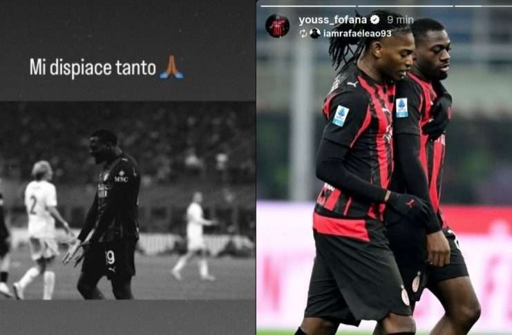 乐鱼app-关键球滑倒错失进球！米兰中场福法纳社媒发文道歉，随后删除